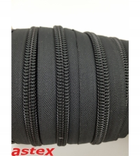 10mm Meterware Plastik Spiral Reißverschluss