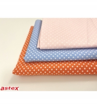 Farbiger Musterstoff mit kleinen Punkten