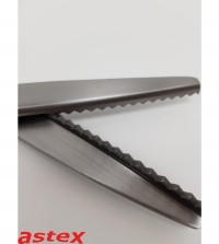 Zackenschere Nr.8  21cm Kunststoffgriff 