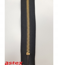 20cm Jeans Gold 5mm Reißverschluss YKK